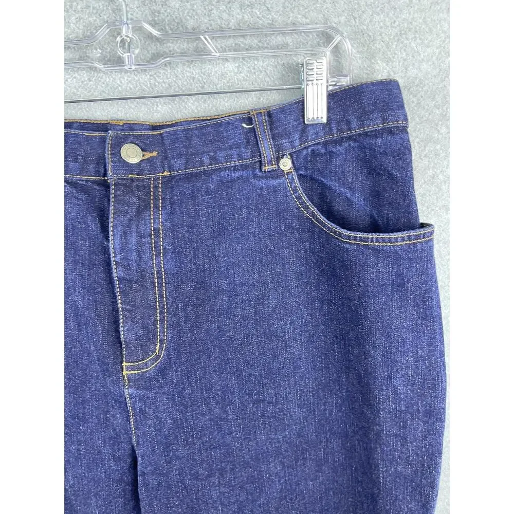 Lauren Ralph Lauren Jeans Womens 16 Measures 37x29 Blue‎ Classic Straight